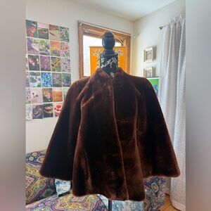 Vintage Kerrybrooke Luxurious Brown Mouton Coat